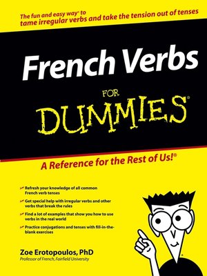 cover image of French Verbs For Dummies